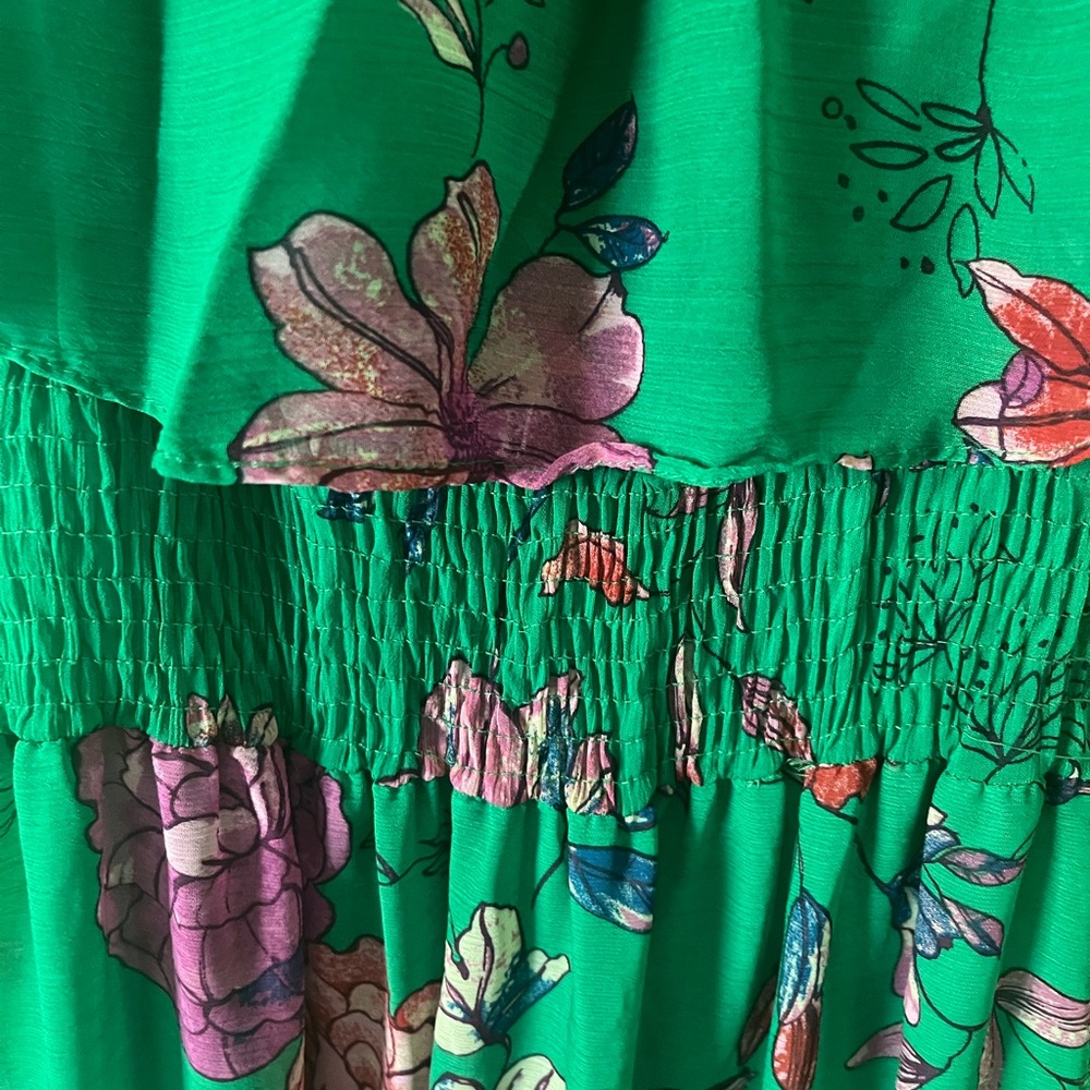 Rabbit Rabbit Rabbit Green Floral Maxi Dress - Picture 6 of 7